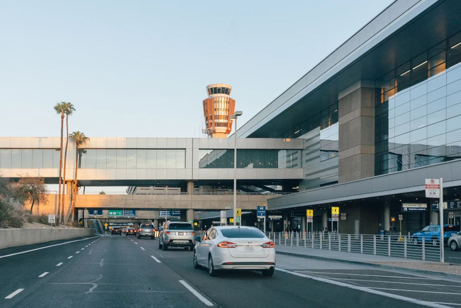 Phoenix Sky Harbor Airport has two terminals: Terminal 3 and Terminal 4.